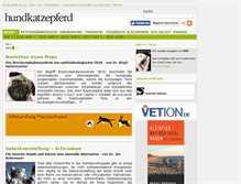 Tablet Screenshot of hundkatzepferd.com